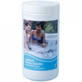 AquaSparkle Spa Stabilised Chlorine Granules  6 x 1Kg from Janitorial Supplies