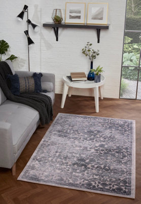 Arabella Rug Hazy Grey Home Décor