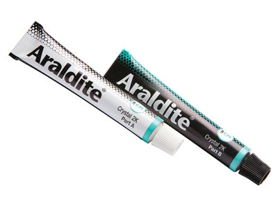 Araldite ARL400008 Crystal Epoxy 2 x 15ml Tubes ARA400008