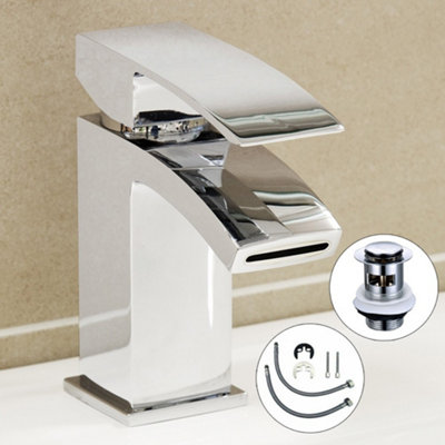 ARC Cloakroom Basin Mixer Tap Chrome Basin Sink Mono Bathroom + Fixings + Waste Price Comparisons | Compare The Build