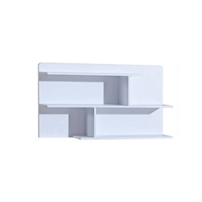 Arca AR8 Wall Shelf - Minimalist Elegance in Arctic White, H150mm W801mm D196mm