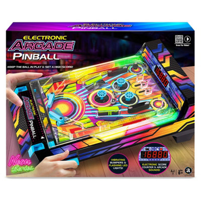 Arcade Fun Co. Neon Electronic Pinball Game