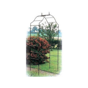 Arcadia Arch Hardstanding Bare Metal/Ready to Rust - Steel -  - L48 x W122 x H244 cm