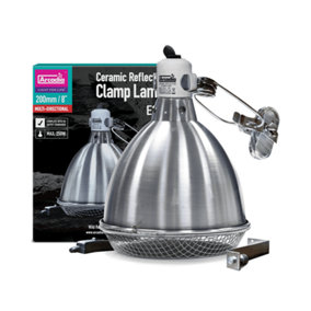 Arcadia Ceramic Reflector Clamp Lamp 200mm