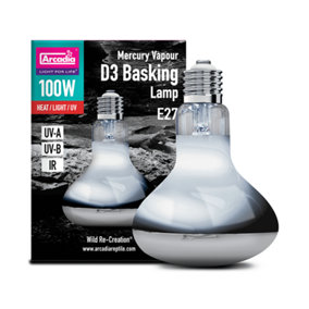 Arcadia D3 UV Basking Lamp 100w