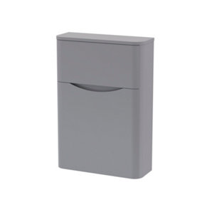 Arch Floor Standing WC Unit (Toilet Pan & Concealed Cistern Not Included), 550mm - Satin Grey - Balterley