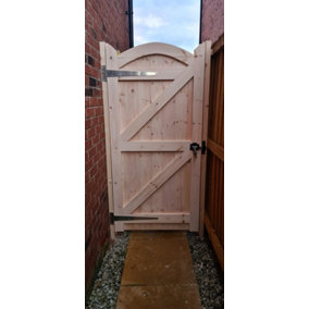Arched Top Garden Gate 0.9m x 1.8m Left Hand Hang