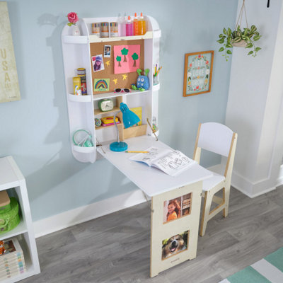 Arches Floating Wall Desk & Chair - Children's Furniture