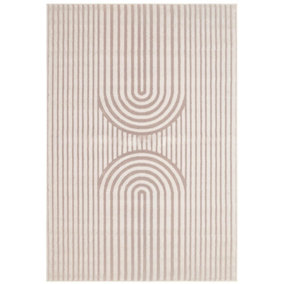 Arches Metallic Textured Rug Large Area Mat Carpet