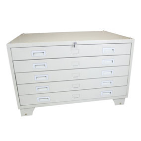 Architects Drawers A1 Artist Studio Lockable Metal File Cabinet