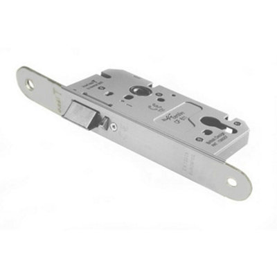 Architectural DIN Euro Profile Nightlatch Radius Forend Satin Stainless Steel Price Comparisons | Compare The Build