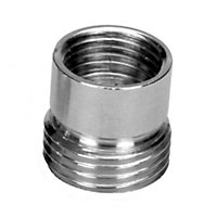 Arco 1/2x3/8 Inch Pipe Thread Reduction Male x Female Adaptor Fittings Chrome