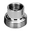 Arco 3/4x3/8 Inch Pipe Thread Reduction Male x Female Adaptor Fittings Chrome