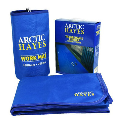 Arctic Hayes Plumbers Protective Work Mat Runner Anti Slip 3200mm 750mm WM4