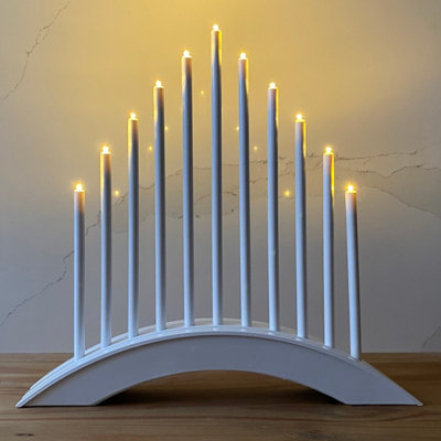 Arctic White Christmas Candle Bridge Price Comparisons | Compare The Build