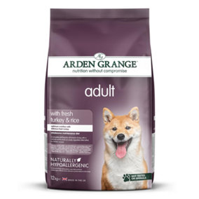 Arden Grange Adult Dog With Fresh Turkey & Rice 12kg