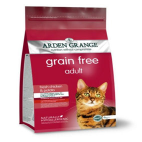 Arden Grange Grain Free Adult Cat Fresh Chicken & Potato 4kg