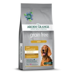 Arden Grange Grain Free Adult Duck & Superfoods 2kg