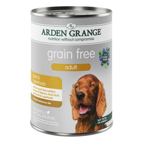 Arden Grange Grain Free Adult Duck & Superfoods 395g x 6