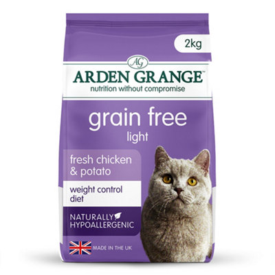 Arden Grange Grain Free Cat Light Fresh Chicken & Potato 2kg