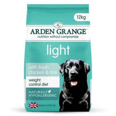 Arden Grange Light With Fresh Chicken & Rice 12kg