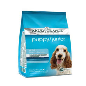 Arden Grange Puppy/Junior Rich In Fresh Chicken 12kg