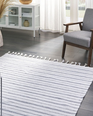 Buy Area Rug 140 x 200 cm Off White BADEMLI at B&Q