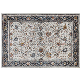 Area Rug 160 x 230 cm Beige and Blue ARATES