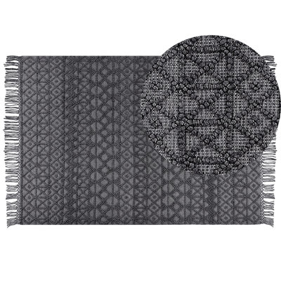 Area Rug 160 x 230 cm Black ALUCRA