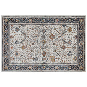 Area Rug 200 x 300 cm Beige and Blue ARATES