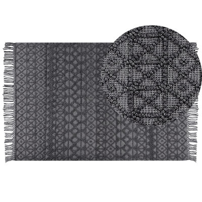 Area Rug 200 x 300 cm Black ALUCRA