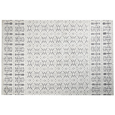 Area Rug 200 x 300 cm White and Grey SIBI