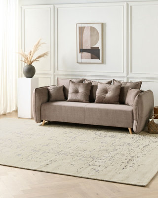 Area Rug 300 x 400 cm Beige NAKUS