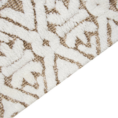 Area Rug 300 x 400 cm Off-White and Beige GOGAI