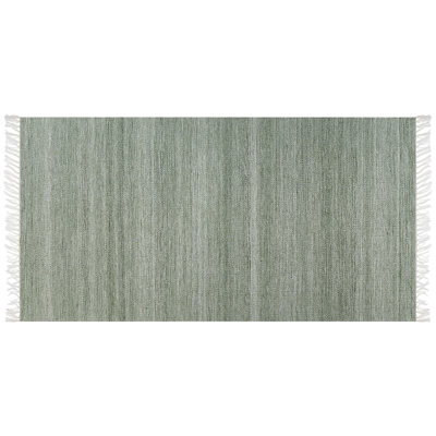 Area Rug 80 x 150 cm Light Green MALHIA