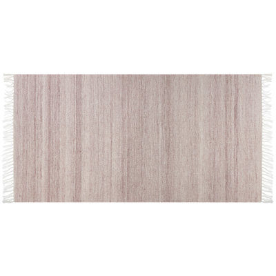 Area Rug 80 x 150 cm Light Red MALHIA