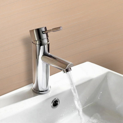 Arena Freestanding Bath Shower Mixer & Basin Mono Tap Chrome - 5