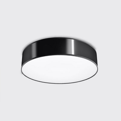 Arena Polyvinyl Chloride (Pvc) Black 4 Light Classic Ceiling Light