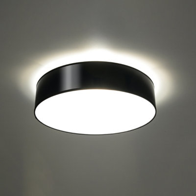 Arena Polyvinyl Chloride (Pvc) Black 4 Light Classic Ceiling Light