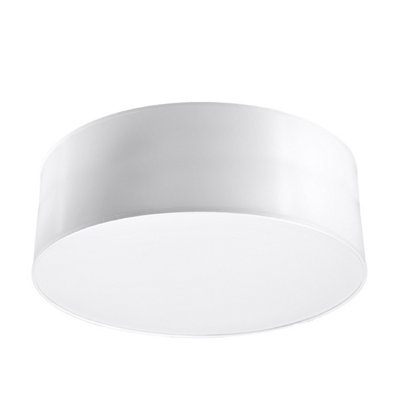 Arena Polyvinyl Chloride (Pvc) White 1 Light Classic Ceiling Light