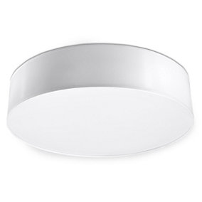 Arena Polyvinyl Chloride (Pvc) White 3 Light Classic Ceiling Light