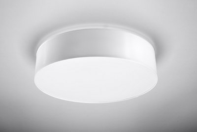 Arena Polyvinyl Chloride (Pvc) White 4 Light Classic Ceiling Light