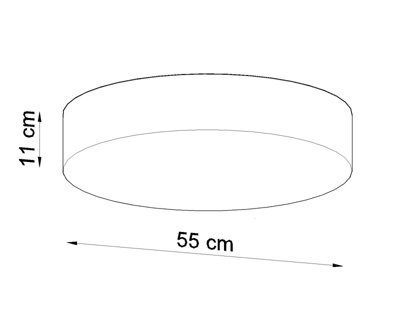 Arena Polyvinyl Chloride (Pvc) White 4 Light Classic Ceiling Light