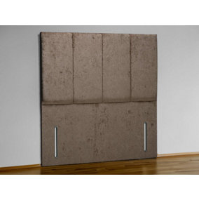 Arezzo Floor Standing Upholstered Headboard 2FT6 Small Single - Naples Mink