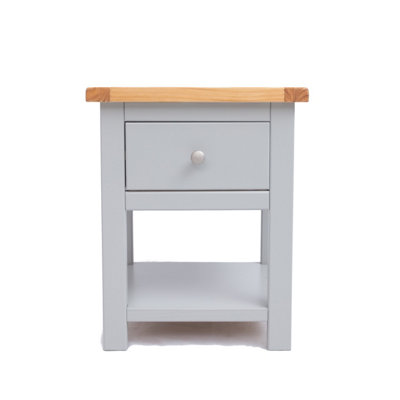 Argenta 1 Drawer Bedside Table Chrome Knob DIY at B&Q