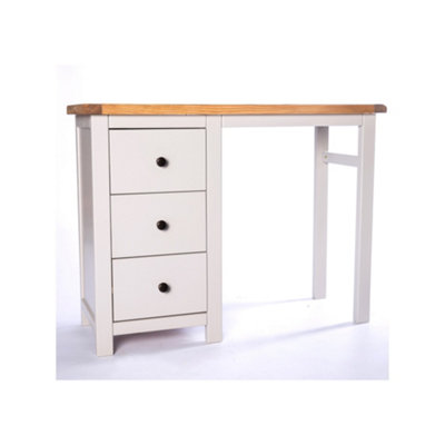 Argenta 3 Drawer Dressing Table Set Brass Knob