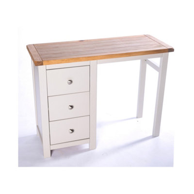 Argenta 3 Drawer Dressing Table Set Chrome Knob