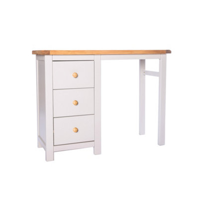 Argenta 3 Drawer Dressing Table Set Wood Knob