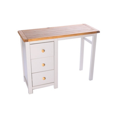 Argenta 3 Drawer Dressing Table Set Wood Knob