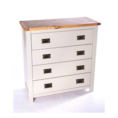 Argenta 4 Drawer Chest of Drawers Bras Drop Handle